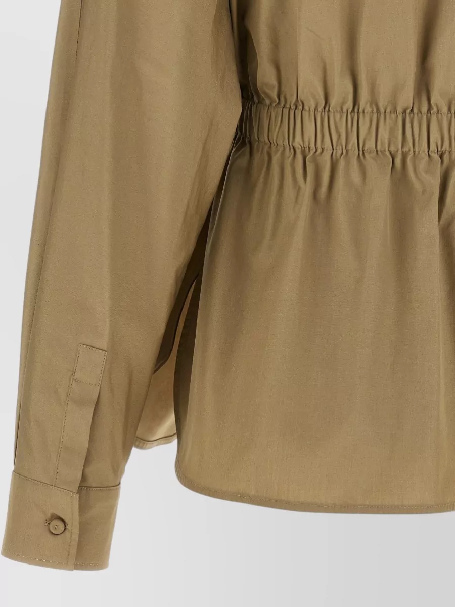 Max Mara Cotton Poplin Long-Sleeve Shirt
