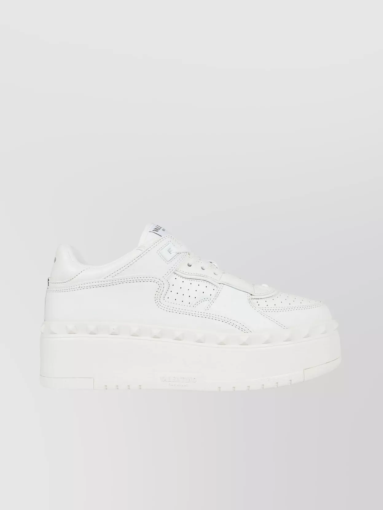 Shop Valentino Freedots Xl Perforated Studded Sole Sneakers