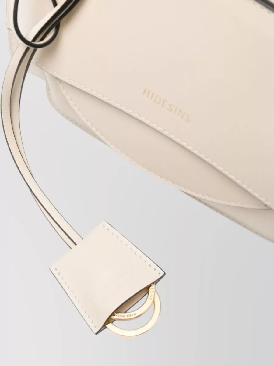 Hidesins Calf Leather Small Flap Tote Bag