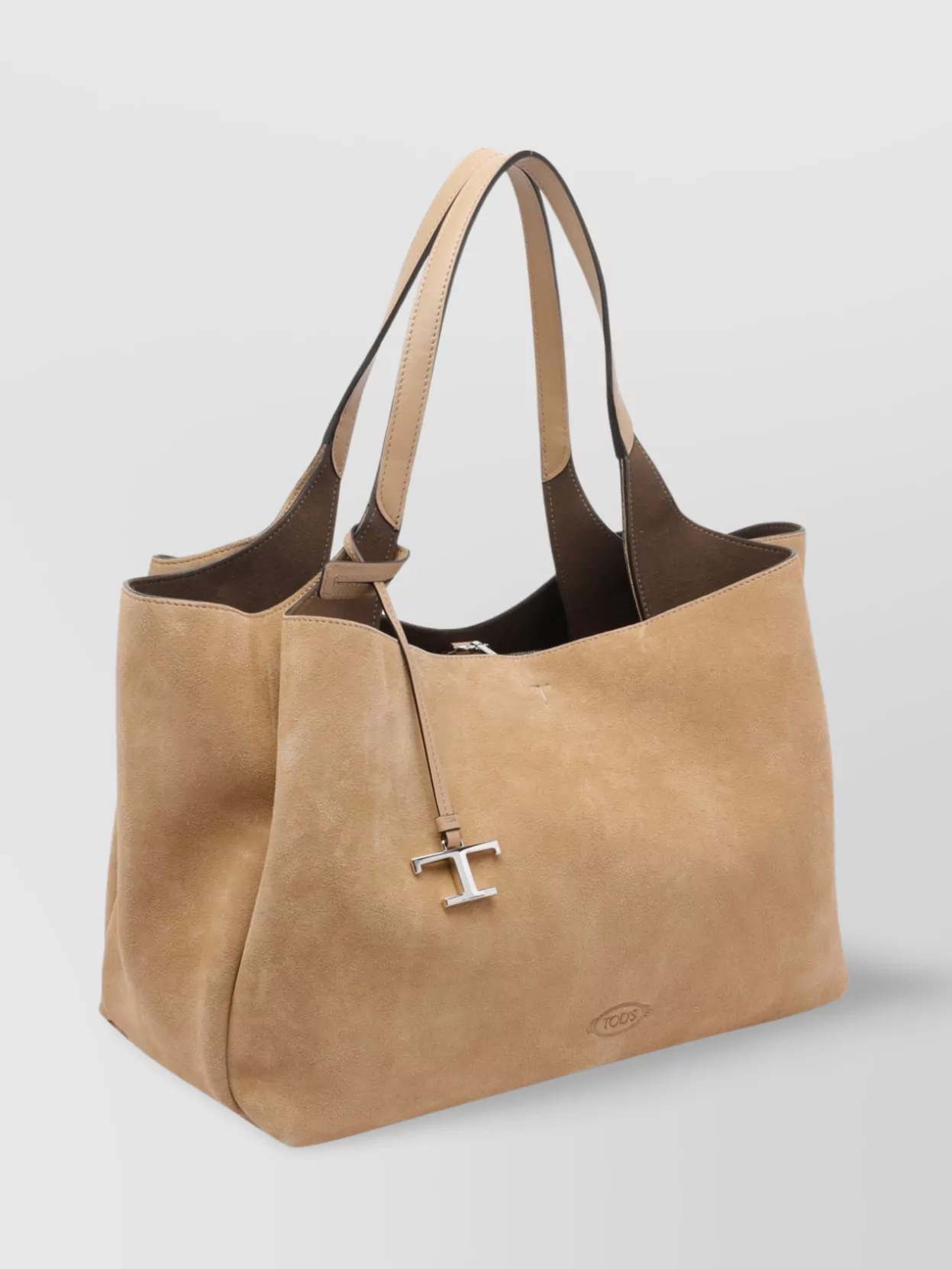 Tod's Shoulder Bag Suede 2 Handles