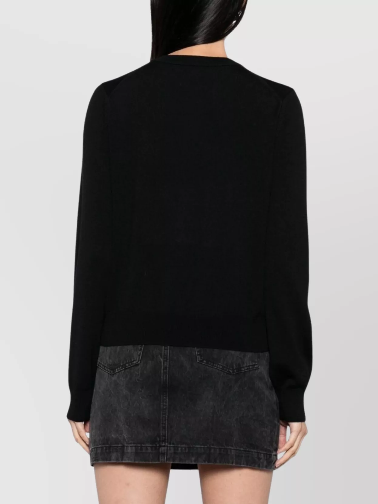 Maison Kitsuné Fox Wool Cardigan With Pockets And V-Neck