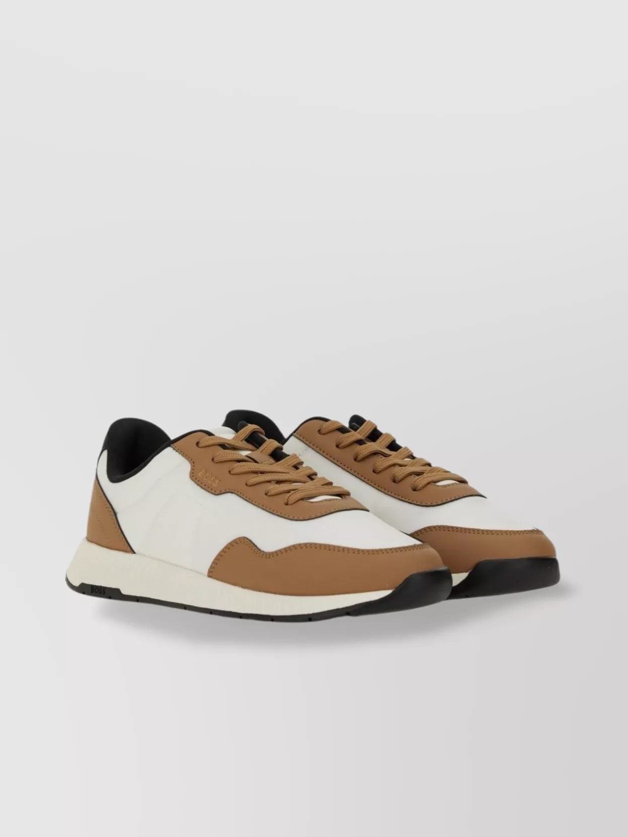 Boss Round Toe Rubber Sole Sneaker