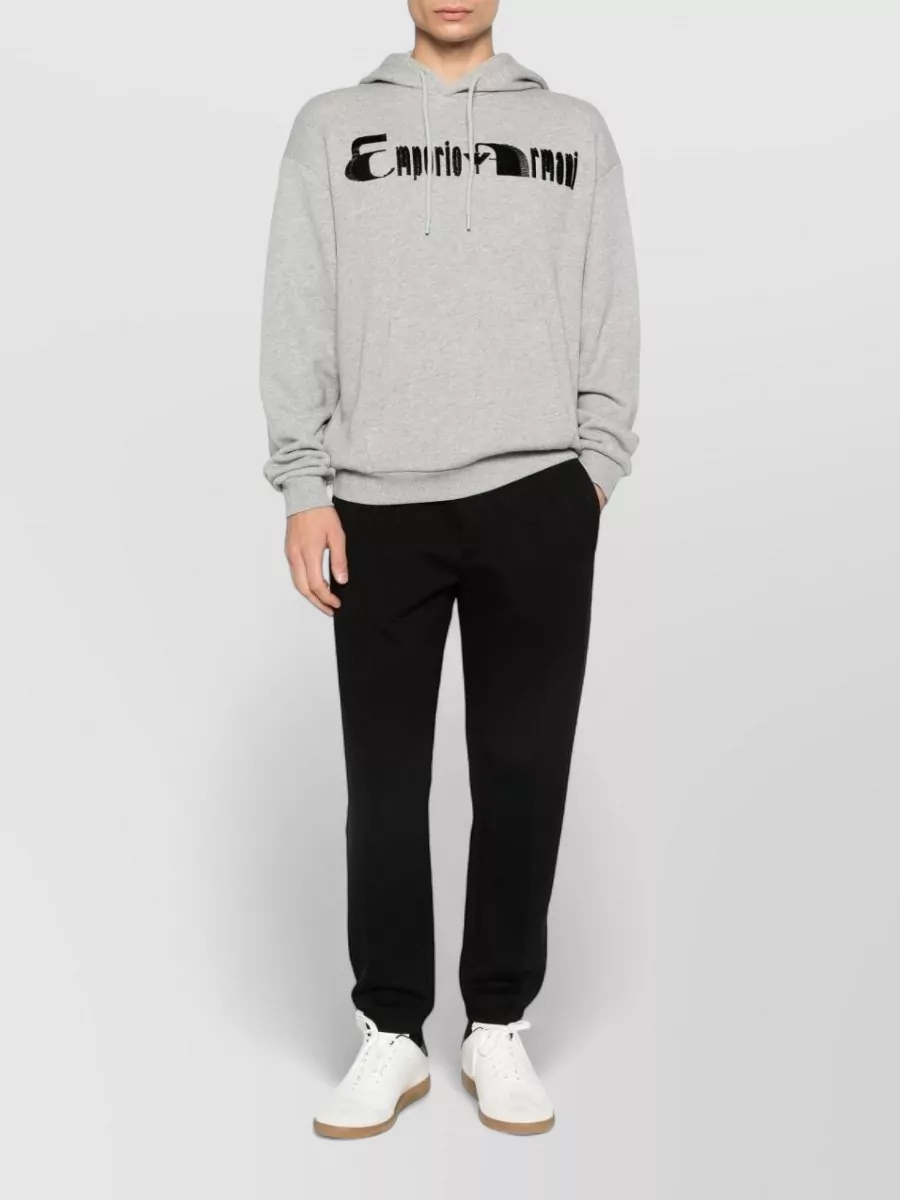 Emporio Armani Logo Cotton Hoodie
