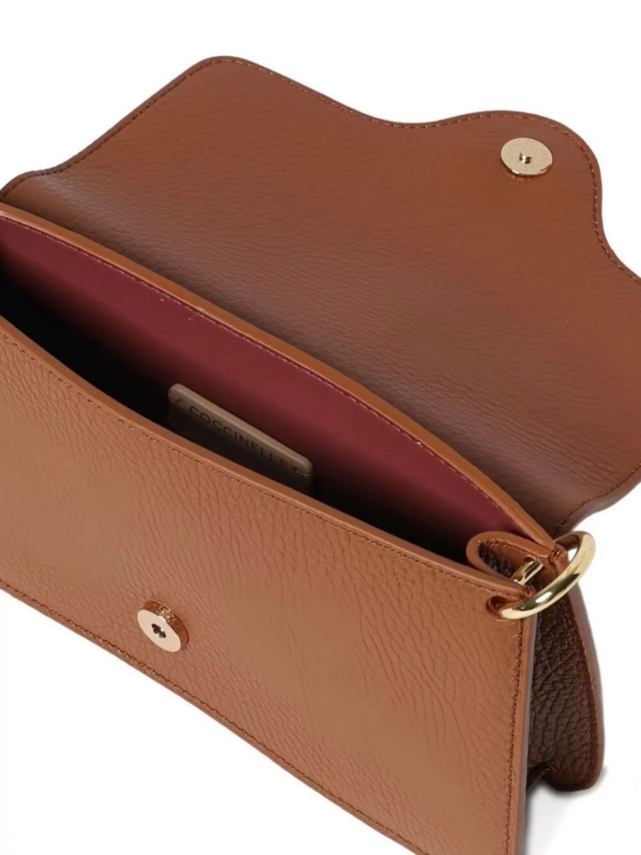 Coccinelle Shoulder Bag With Adjustable Strap And Hardware