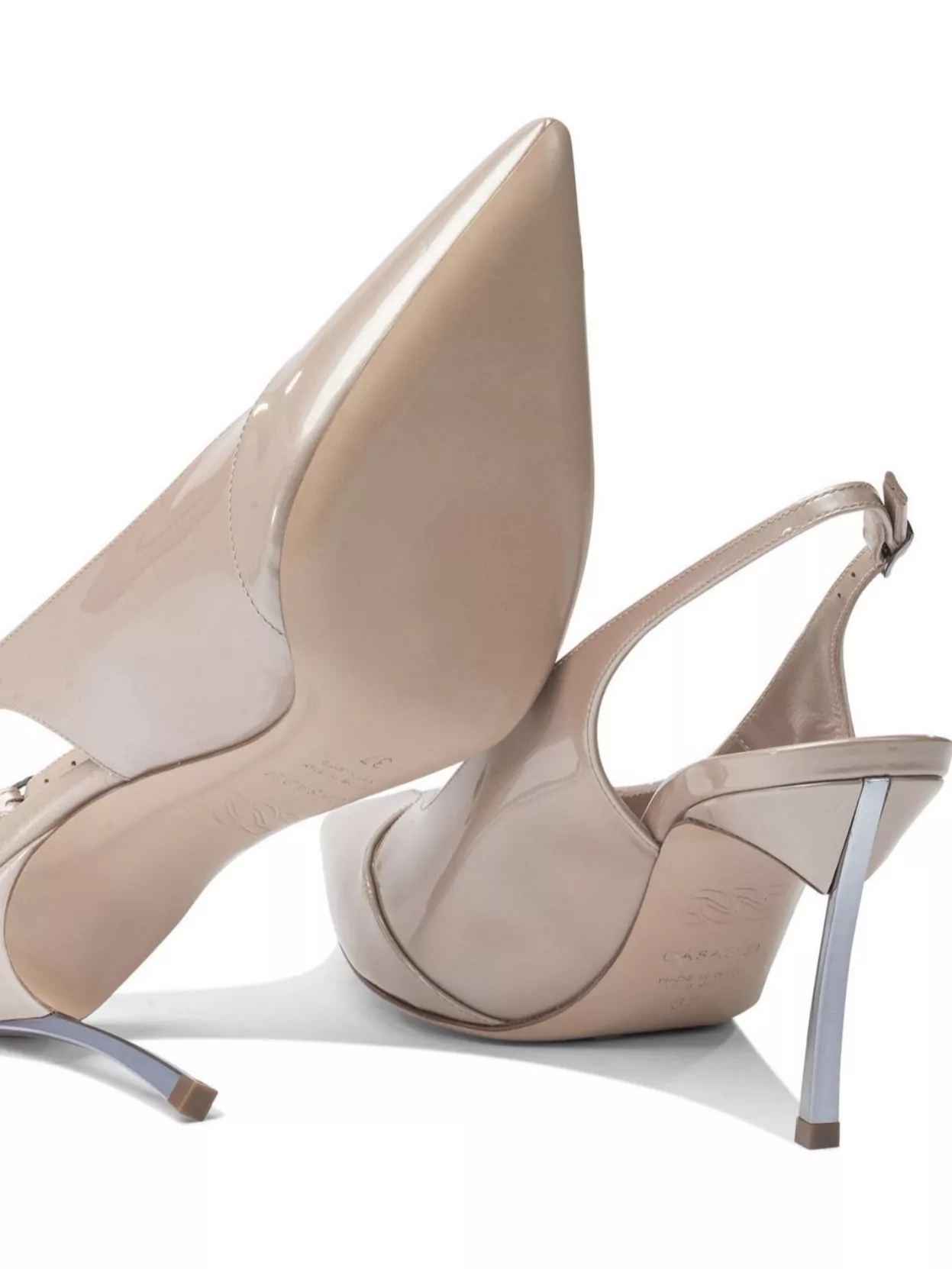Casadei 80Mm Slingback Buckle Detail
