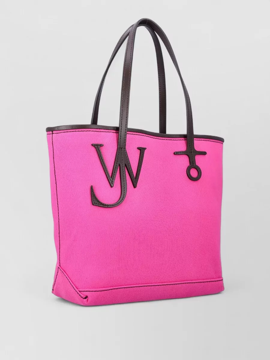 Jw Anderson Compact Anchor Tote Bag With Dual Handles