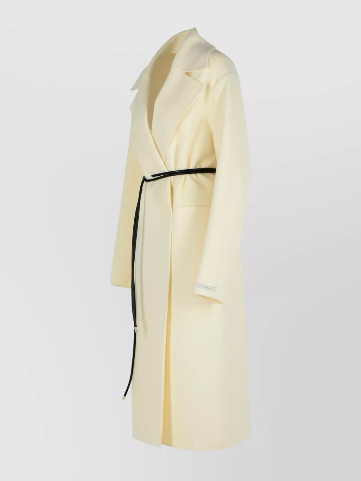 Sportmax Wool Dressing Gown Coat With Belted Waist
