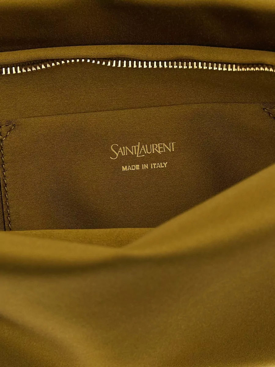 Saint Laurent Evening Viscose Clutch Bag