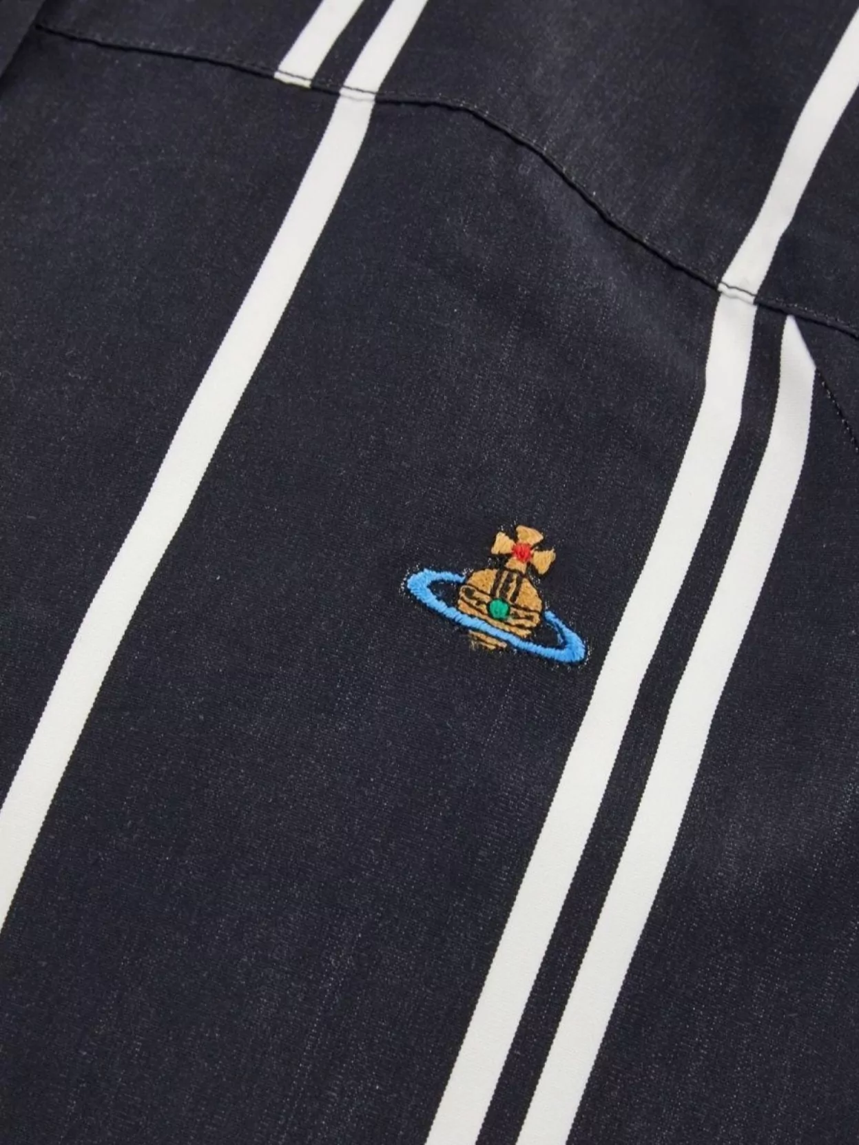 Vivienne Westwood Striped Cotton Shirt Buttoned Cuffs