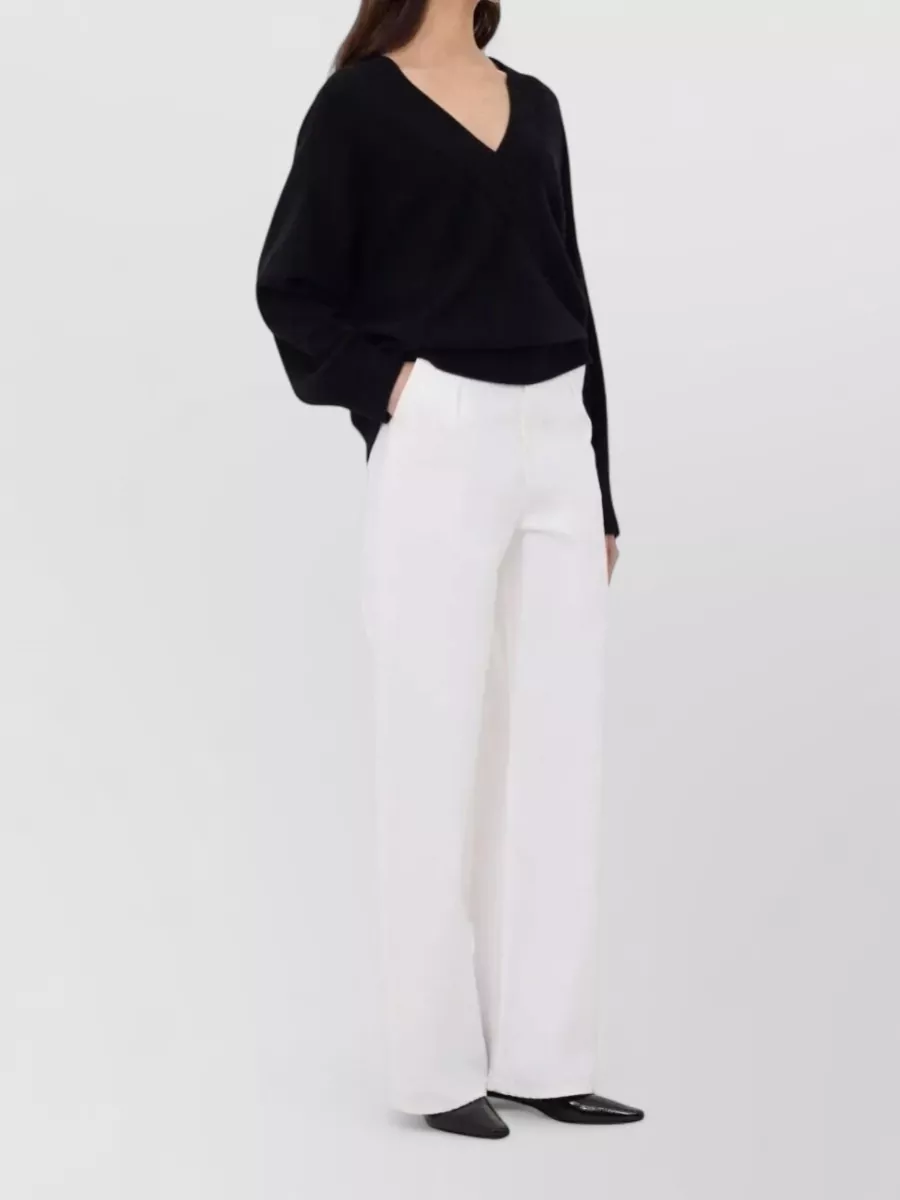 Loulou Studio Cashmere V-Neck Sweater