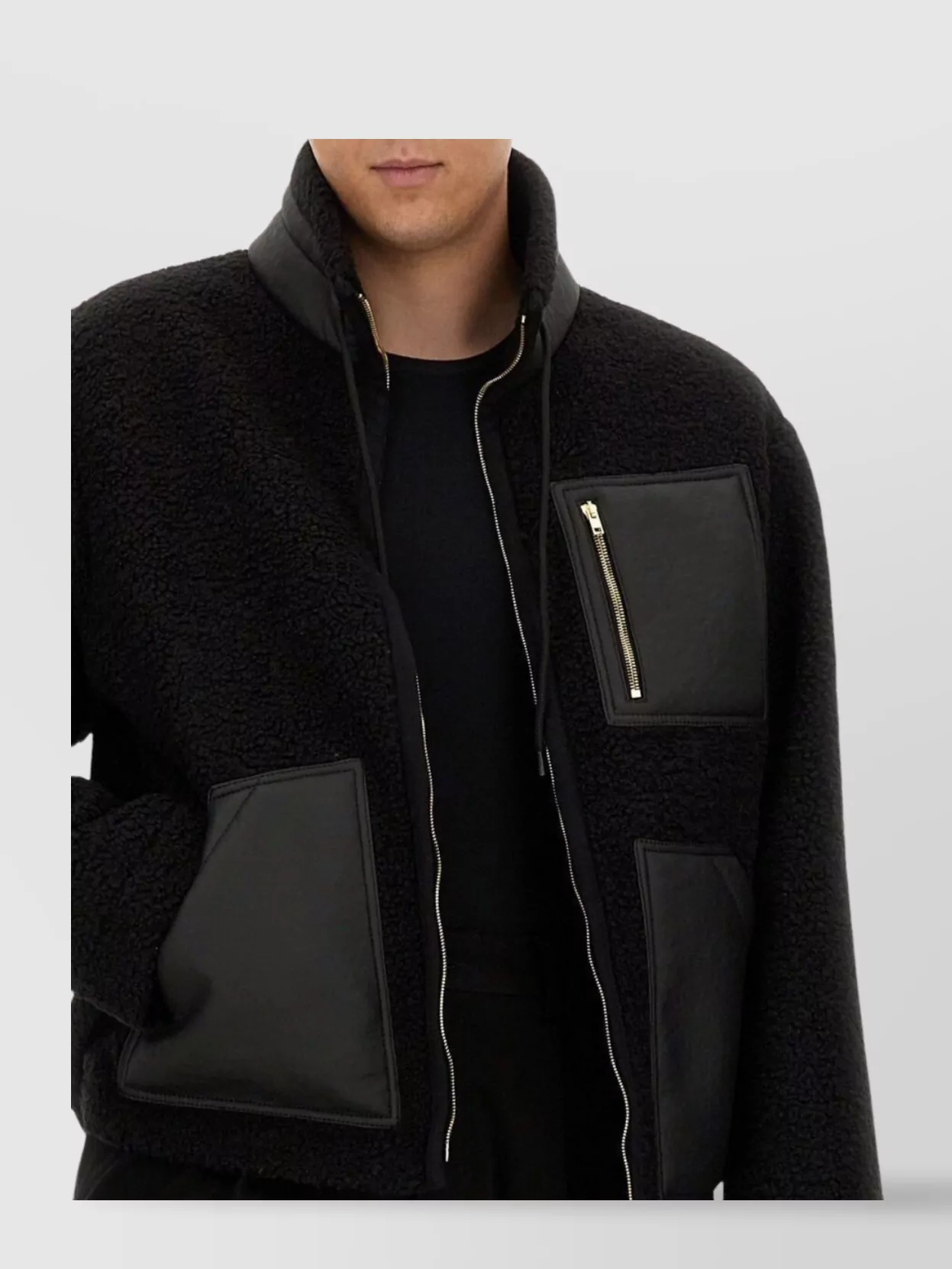 Moschino Zippered Jacket Featuring Contrast Panels