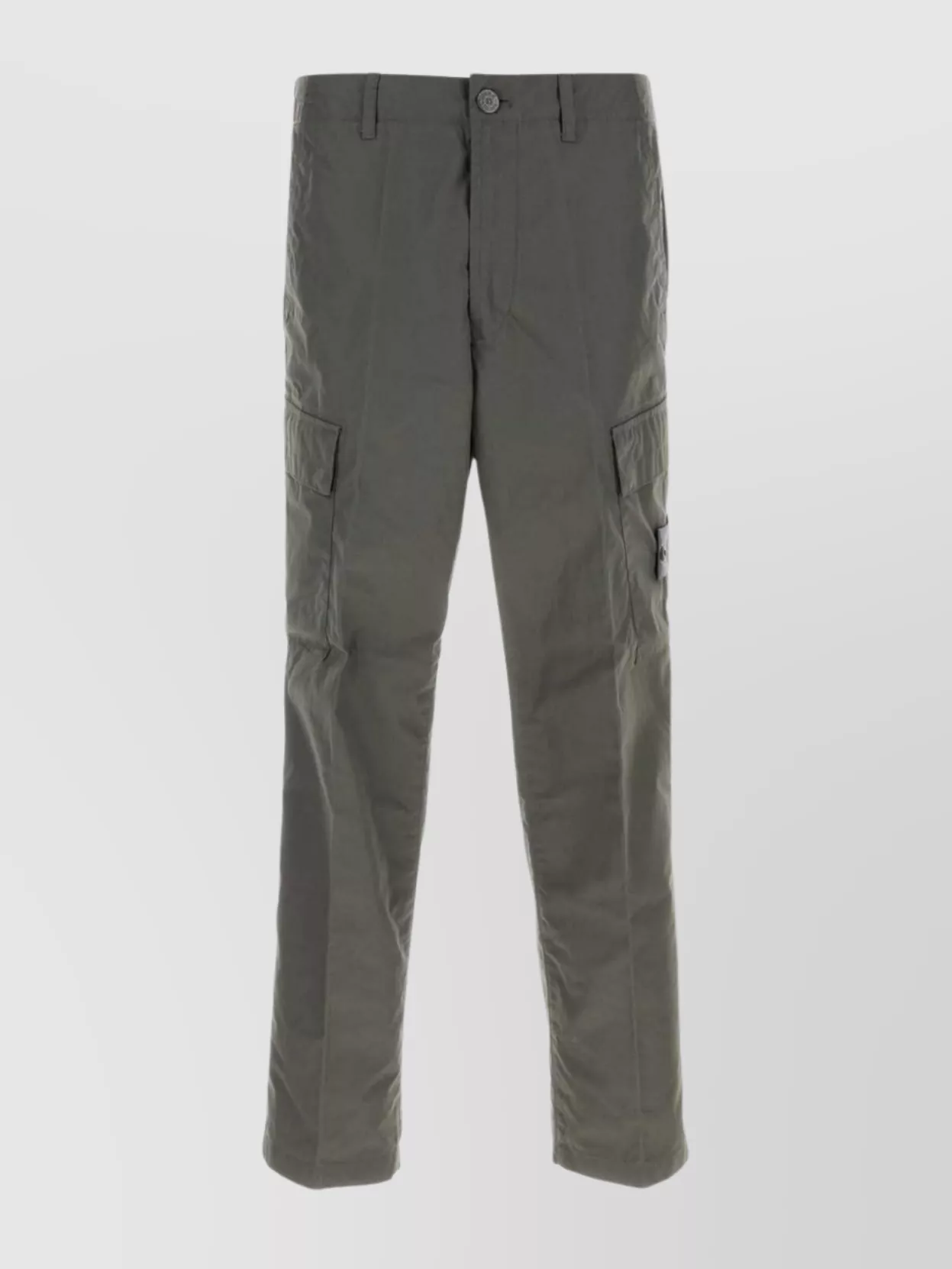 Stone Island Cargo Trousers Featuring Multiple Pockets In Animal Print