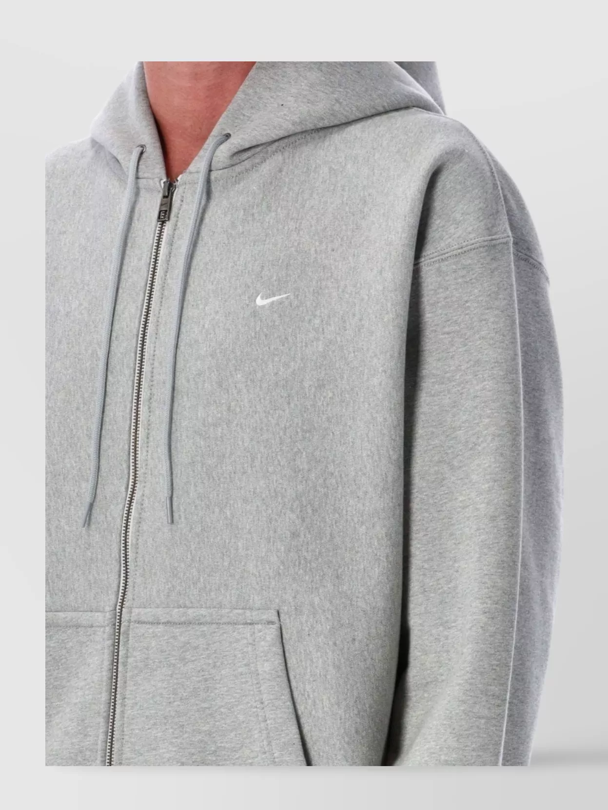 Nike Full Zip Hoodie Drawstring Hood