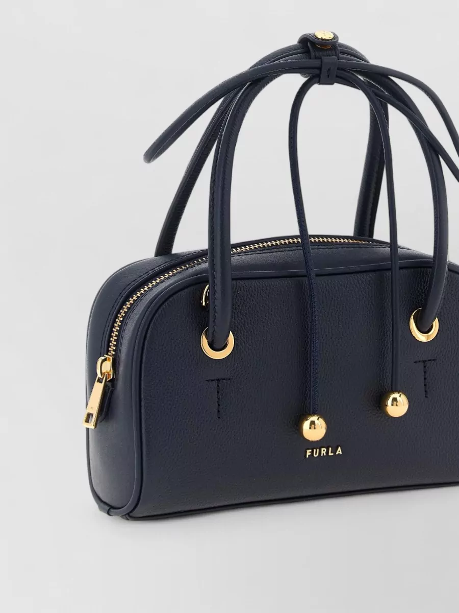Furla Diamante Mini Leather Top Handle Bag