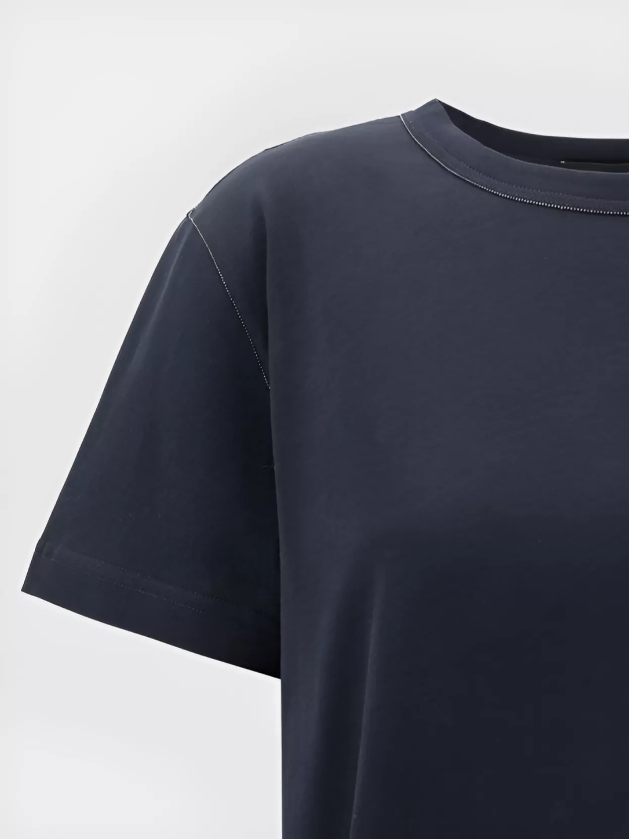 Fabiana Filippi Rhinestone Embellished Crew Neck T-shirt