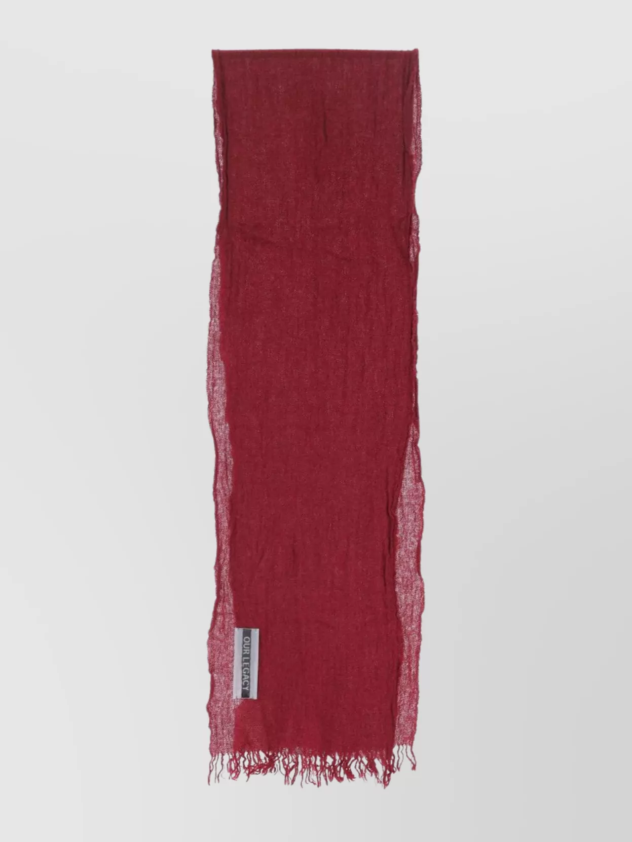 Our Legacy Luxurious Scarf Fringed Edges
