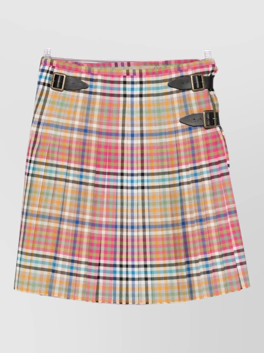 Vivienne Westwood plaid wool skirt