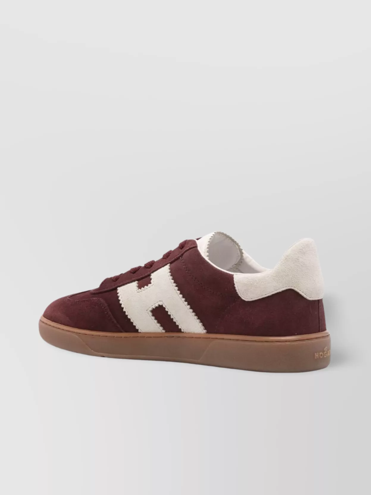 Hogan Stylish Leather Sneakers Suede Finish In Red