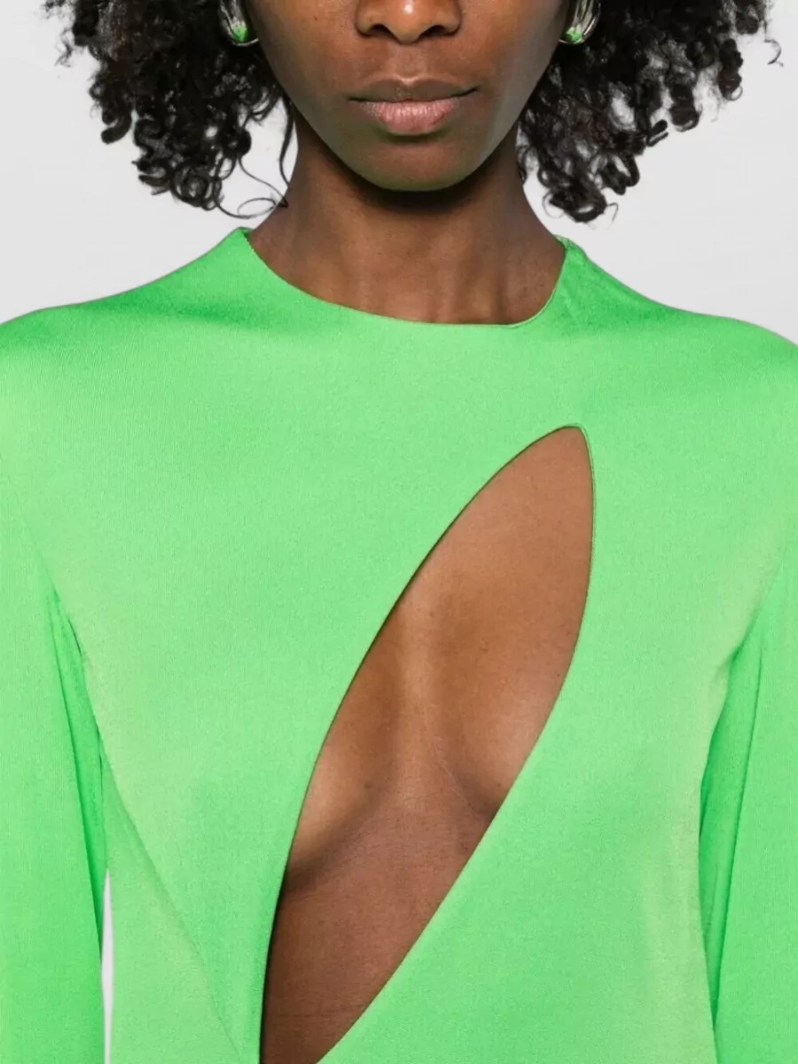 Tom Ford Crepe Jersey Long Sleeve Evening Gown