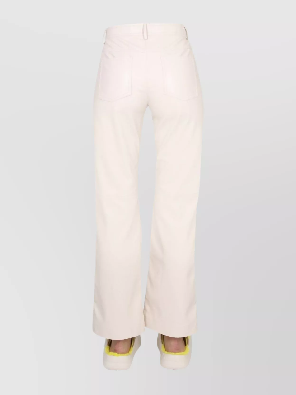 Msgm Trousers With High Waist And Pockets