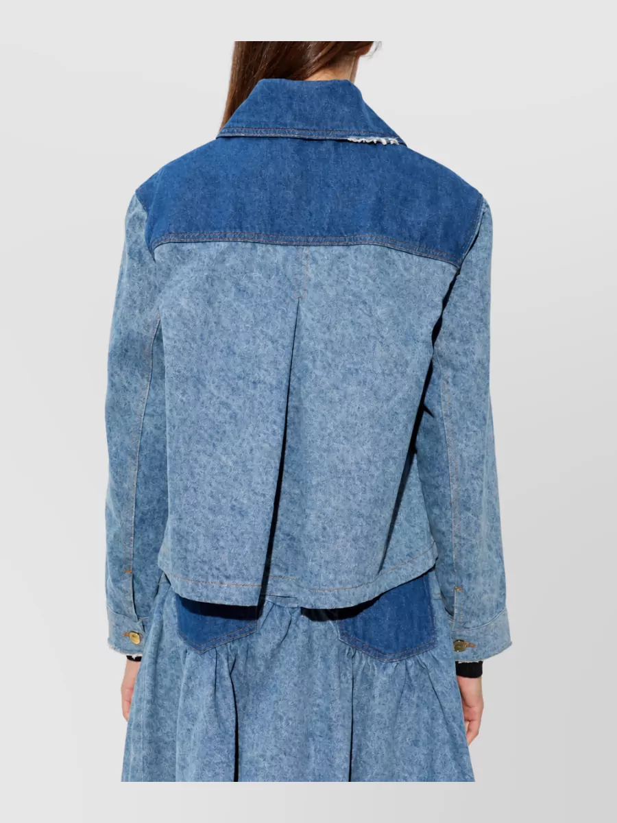 Ganni Patchwork Denim Jacket