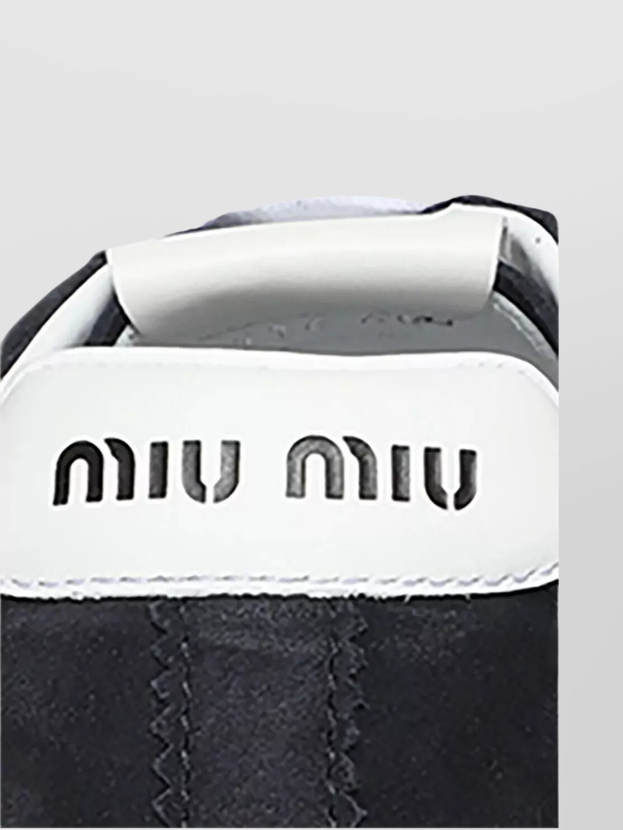 Miu Miu Feather Suede Low-Top Sneakers With Rubber Sole