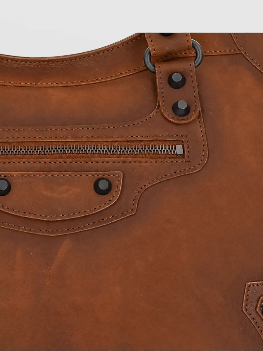 Balenciaga Le City Medium Leather Tote Bag