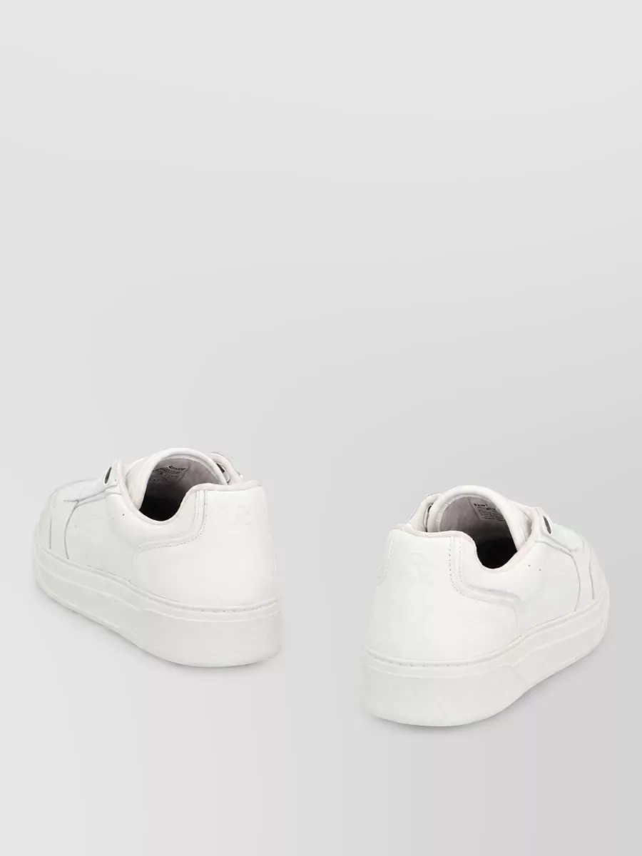 Represent Leather Low-Top Sneakers