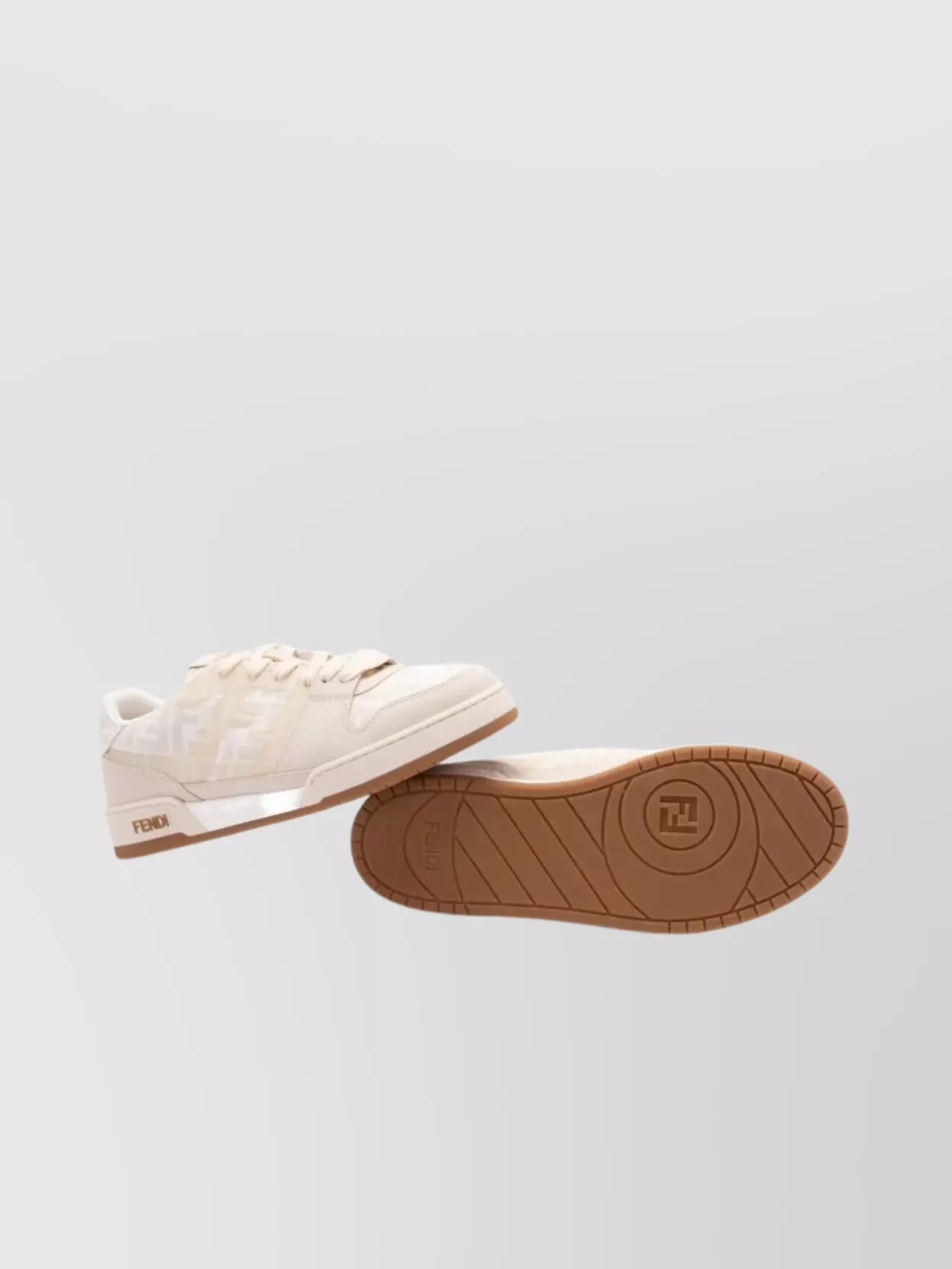 スニーカー Fendi FF JACQUARD FENDI MATCH SNEAKERS Fendi Fendi Match Suede & Jacquard Low-Top Sneakers | Saks