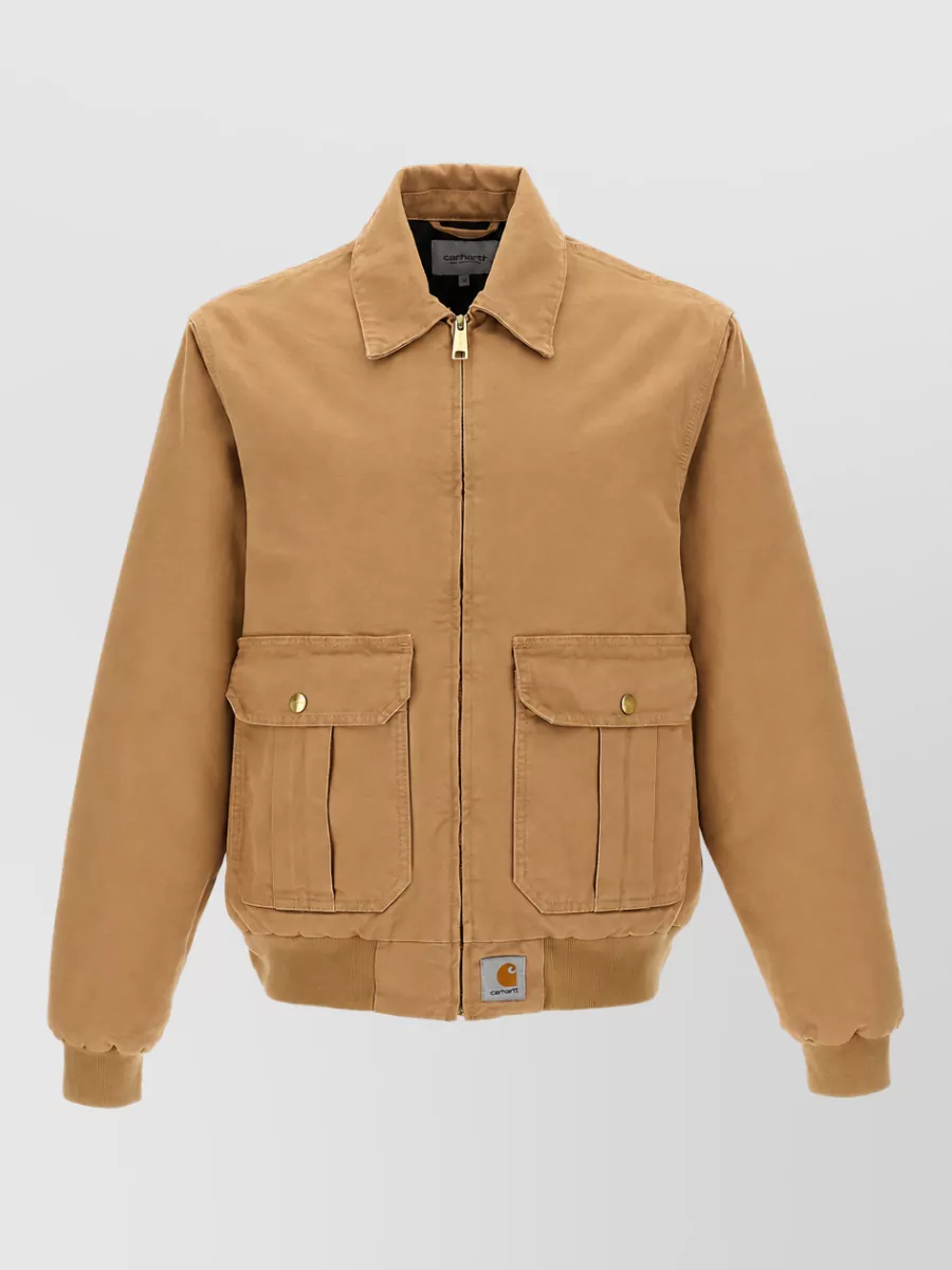 Carhartt Wip Cotton quilted single-breasted jacket