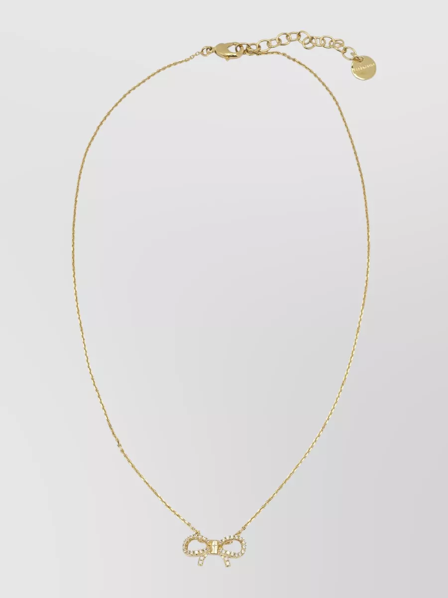 Ferragamo bow pendant necklace