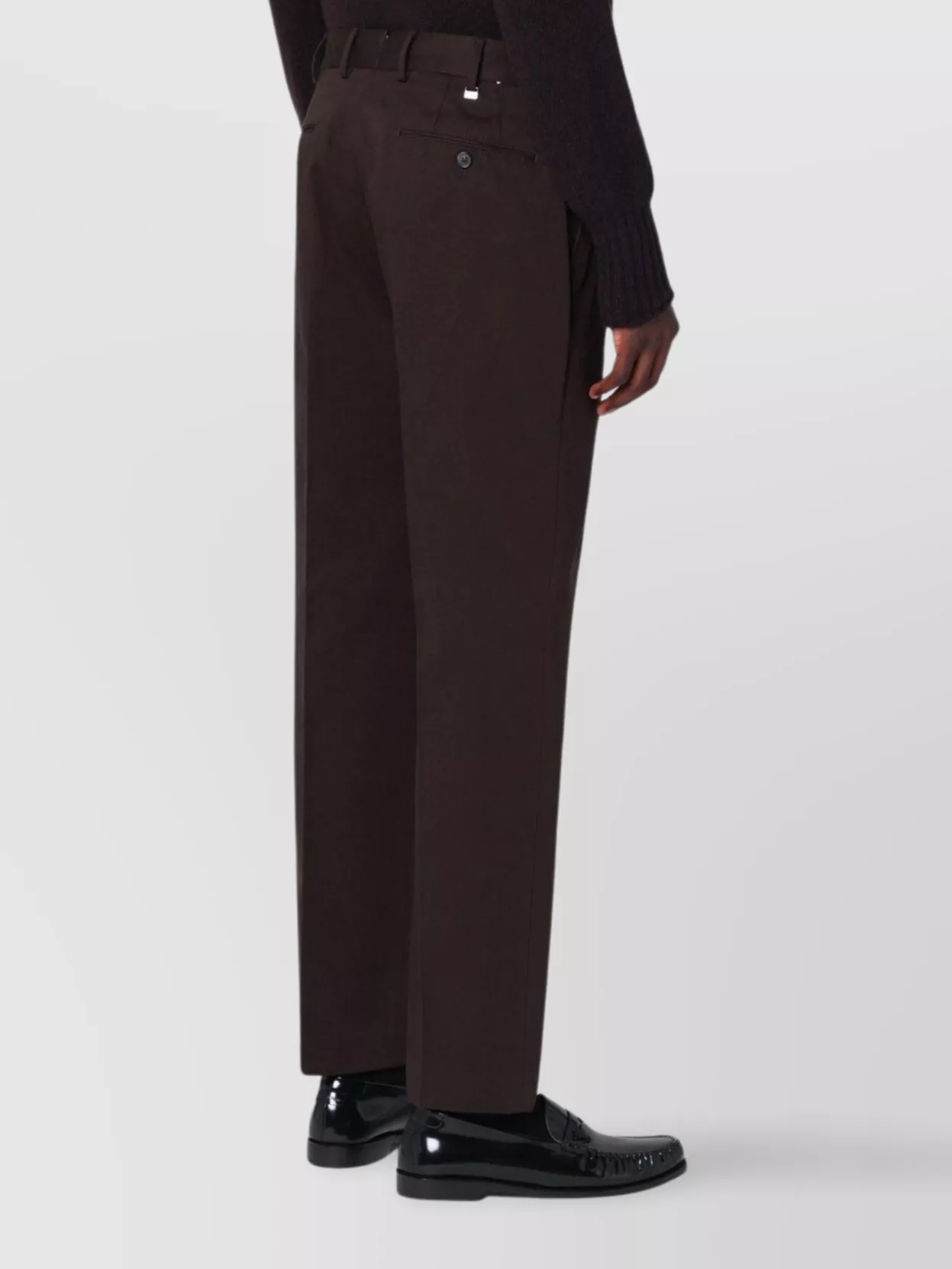 Pt Torino Cotton Straight-Leg Trousers
