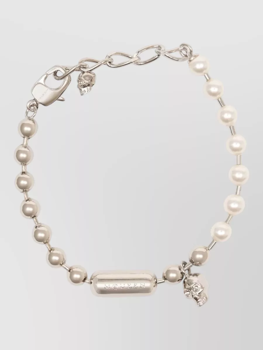 Alexander McQueen beaded chain bracelet