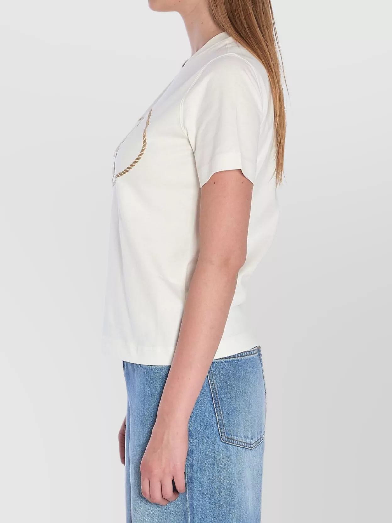 Burberry Knight Stamp Crew-Neck T-Shirt