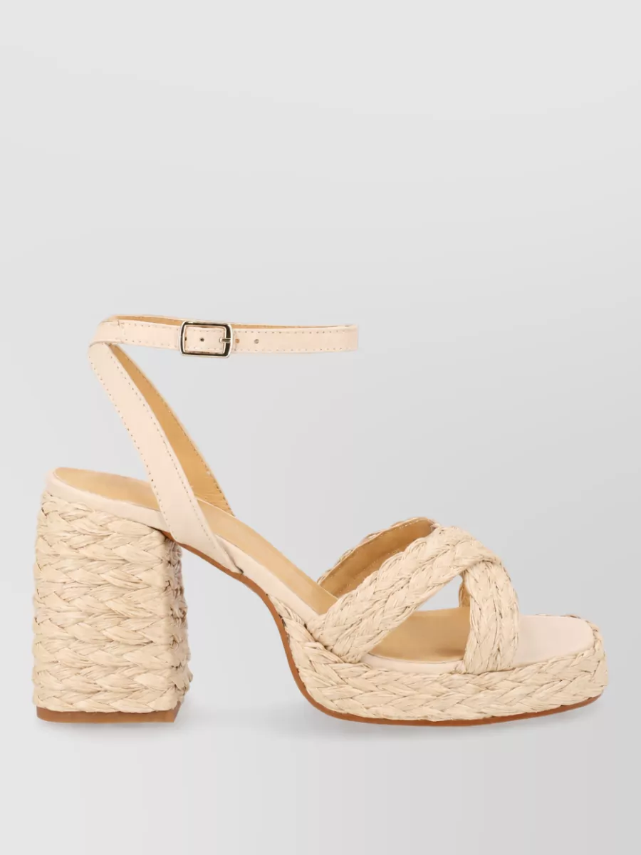 Castaner Raffia Sandals