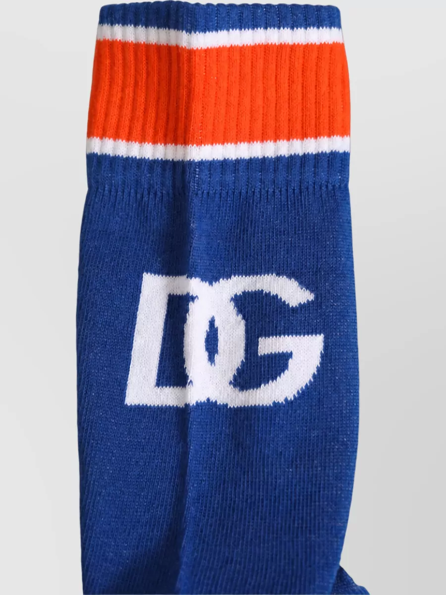 Dolce&Gabbana Cotton Mid Calf Socks