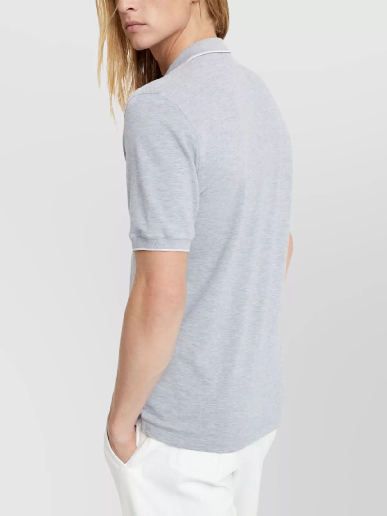 Brunello Cucinelli Cotton Piqué Logo Polo Shirt