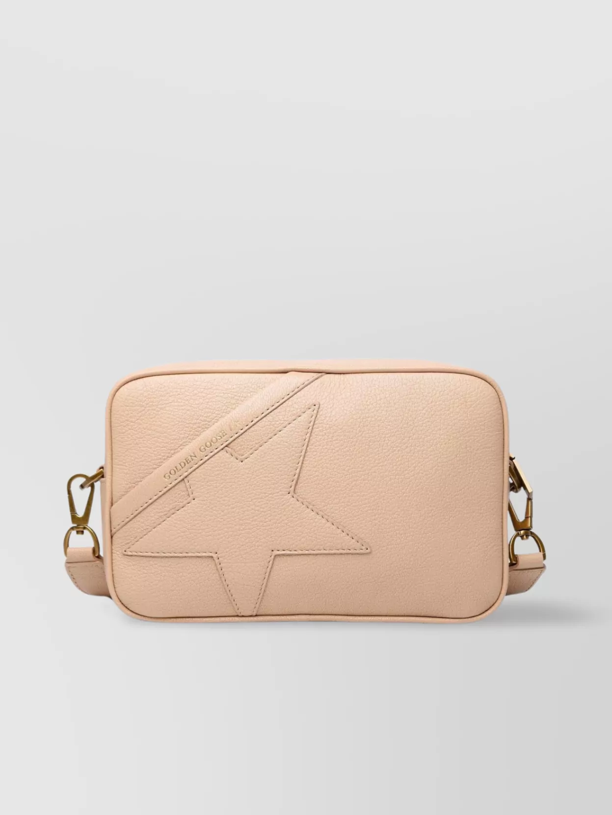 Shop Golden Goose 'star' Leather Shoulder Bag