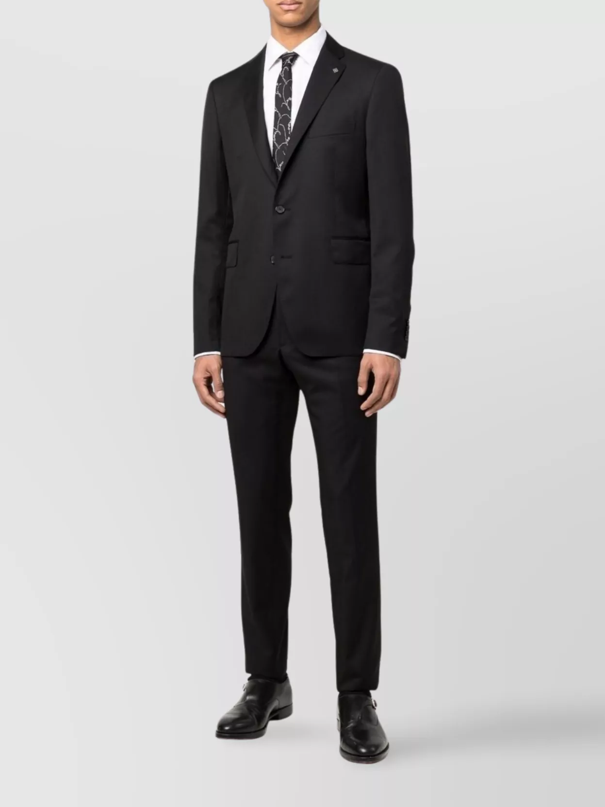 Tagliatore Two Bottoms Suit With Chest Welt Pocket