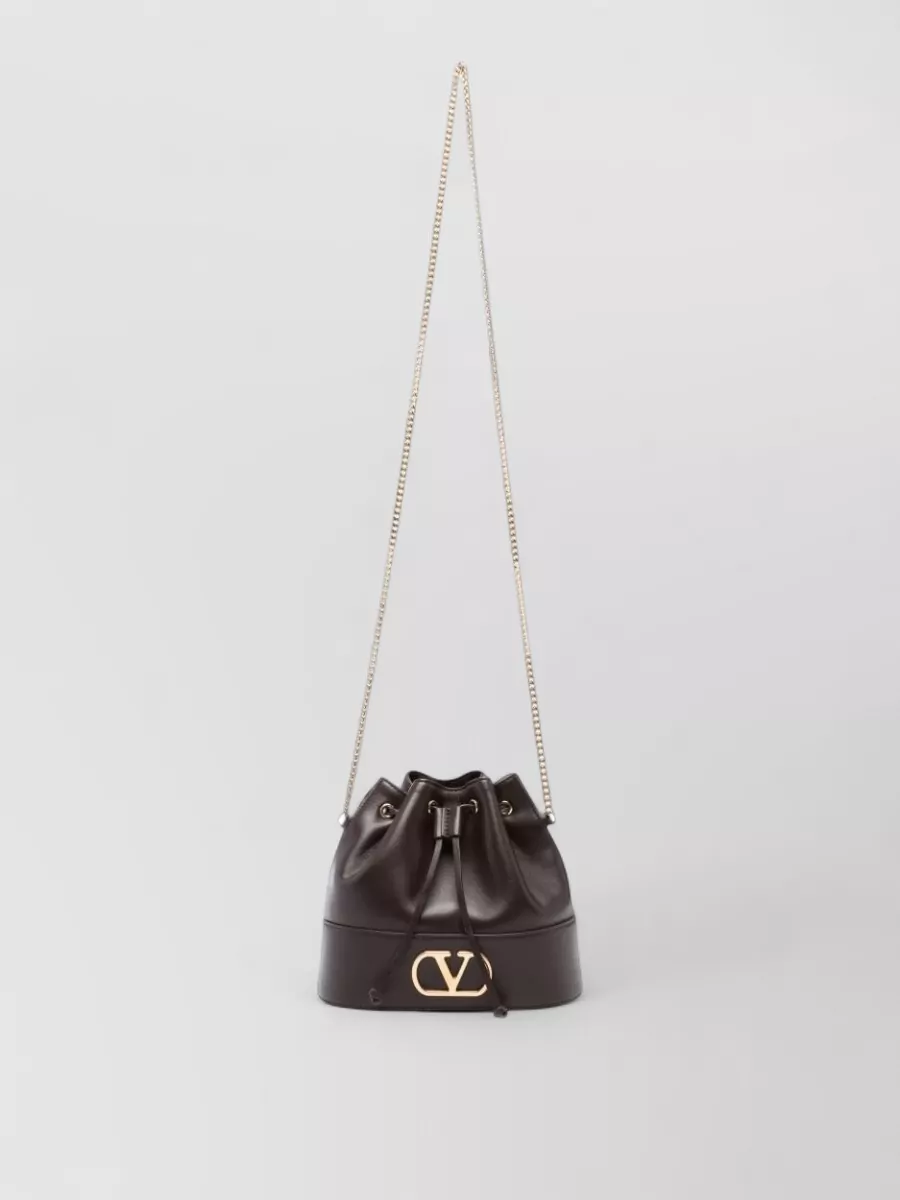 Valentino Garavani vlogo signature mini leather bucket bag