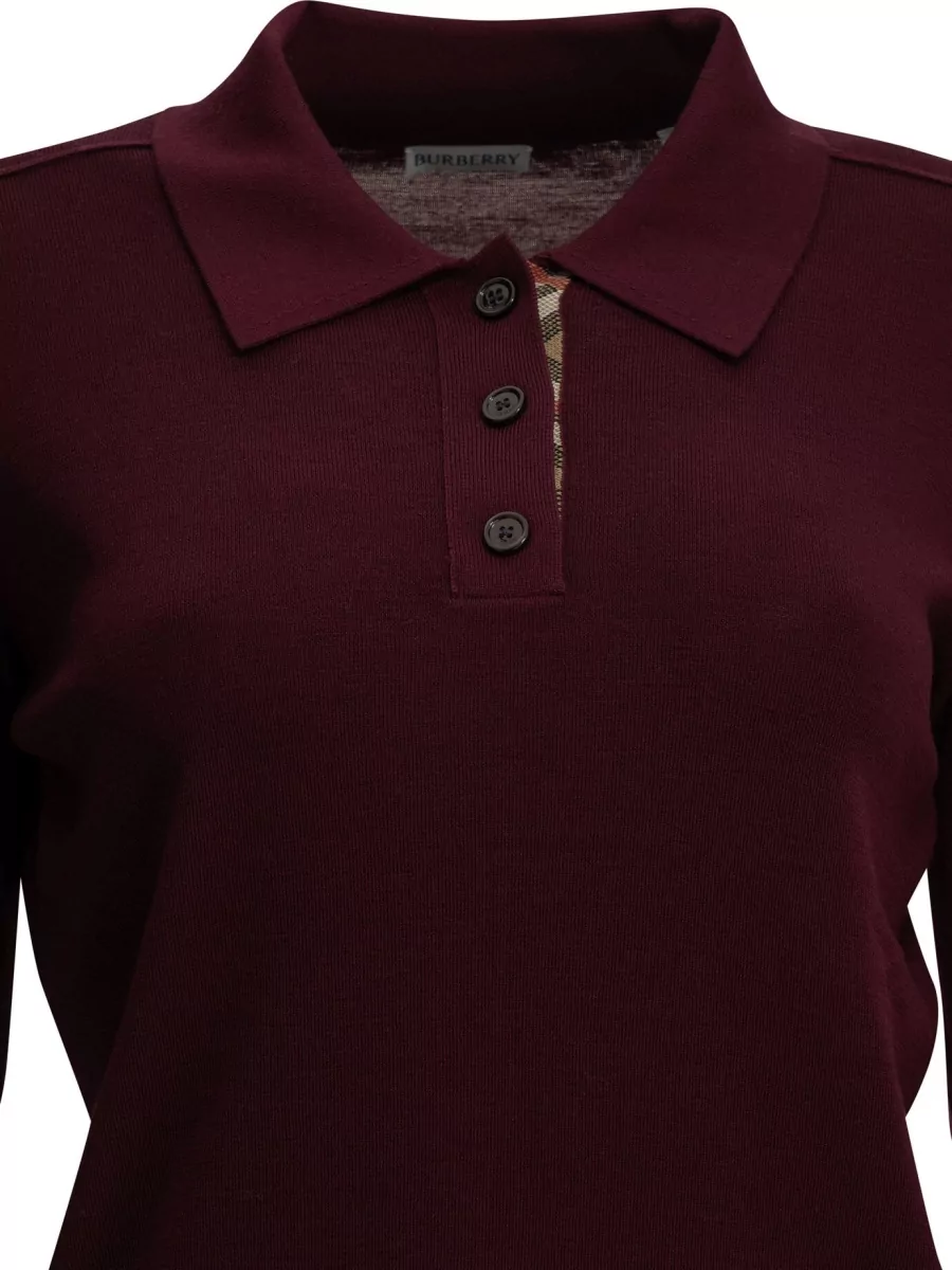 Burberry Wool Polo Sweater