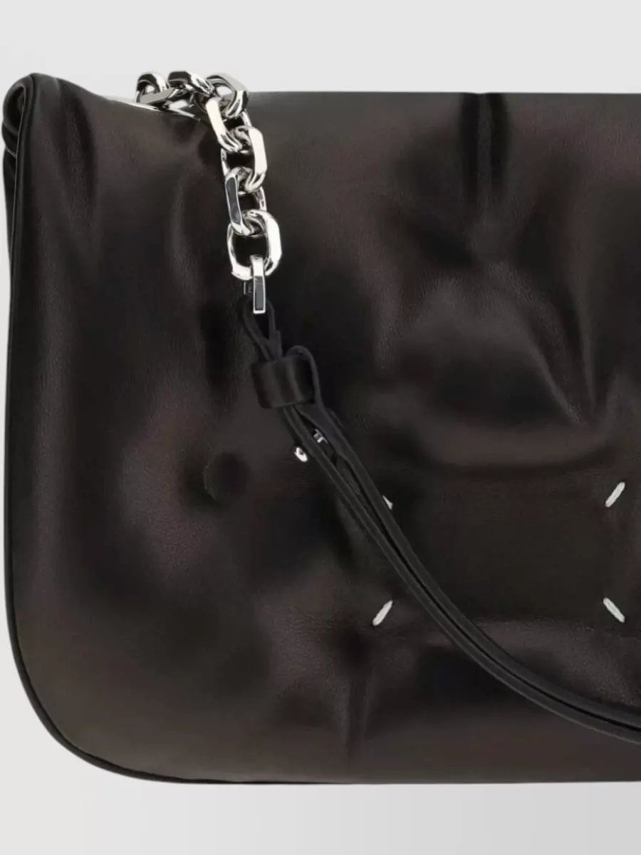 Maison Margiela Glam Slam Small Leather Shoulder Bag