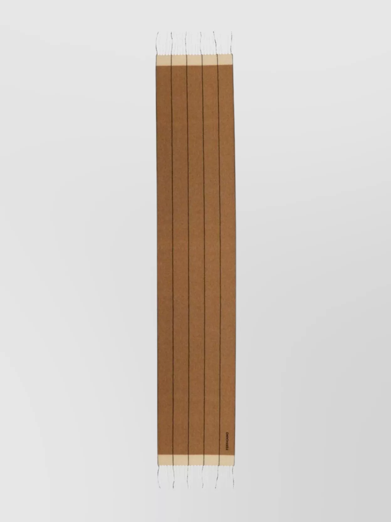 Ferragamo Beige Wool Cashmere Scarves
