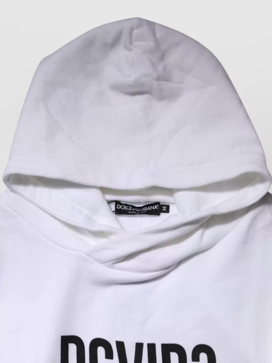 Dolce&Gabbana Cotton Hooded Sweatshirt