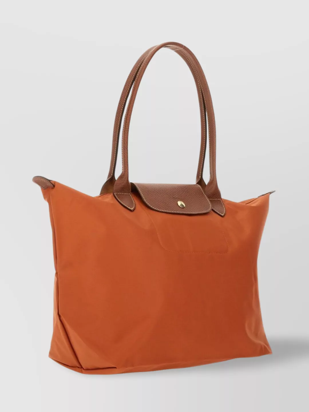 Longchamp Handles Flap Trim Tote Bag