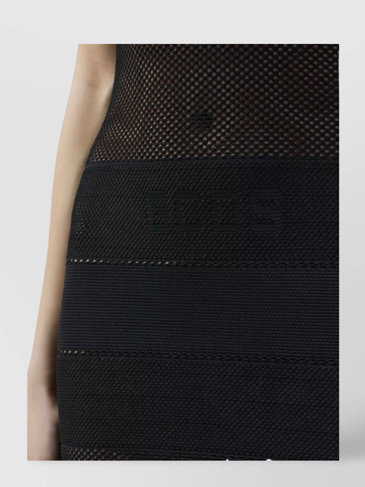 Gcds Net Mesh Long Dress