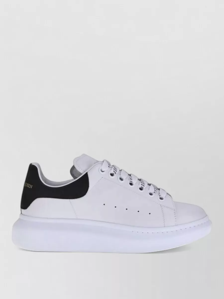 Alexander Mcqueen Leather Low-Top Sneakers