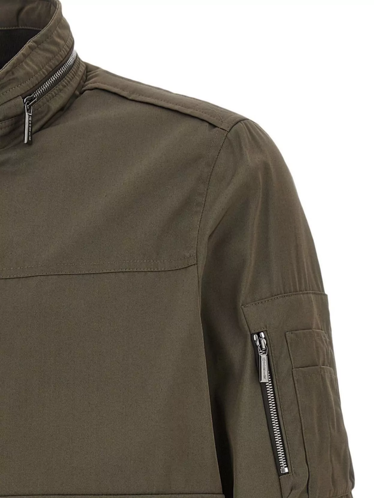 Moorer 'Aiden' Jacket With Ribbed Cuffs And Collar