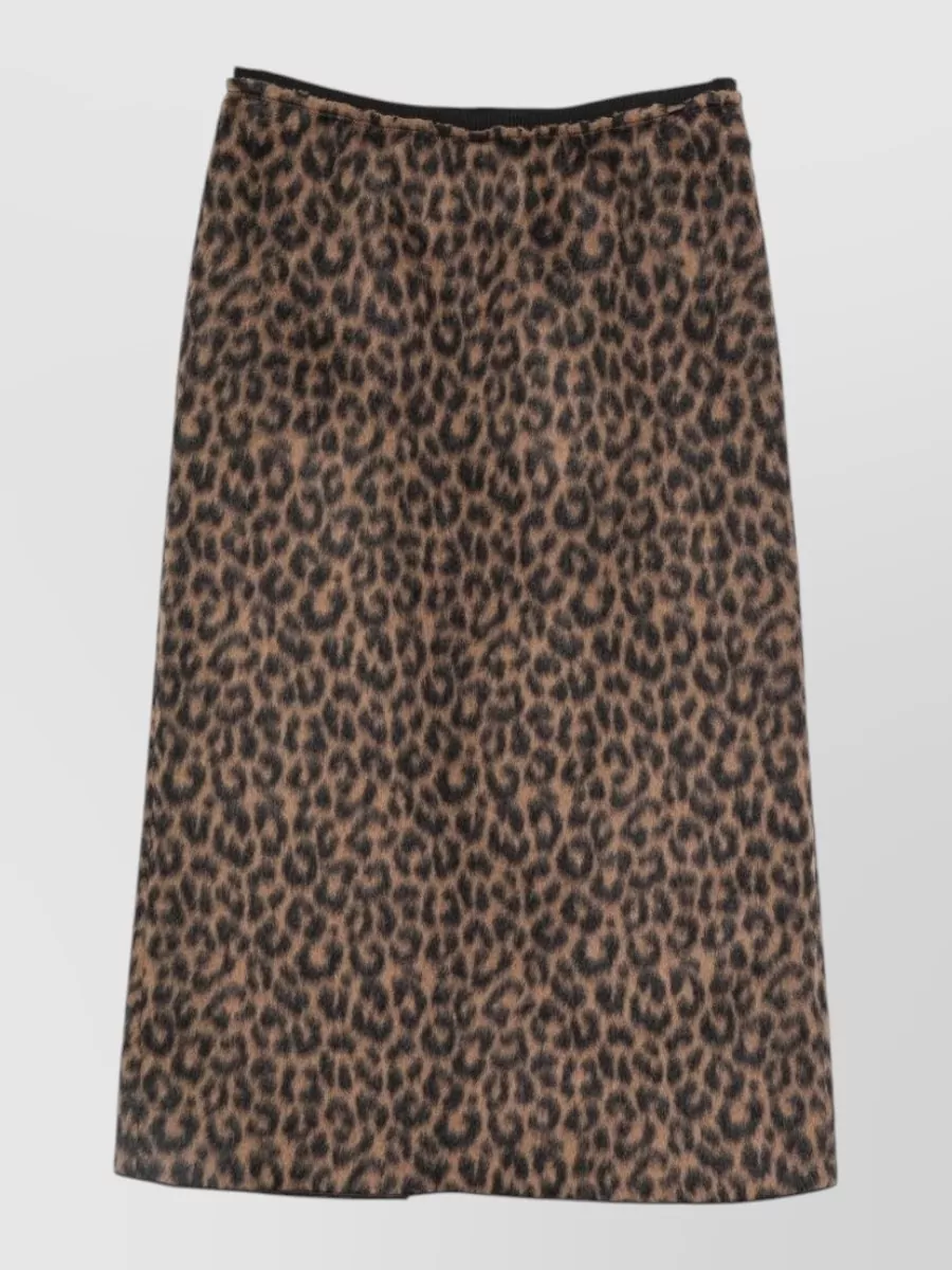 Alysi High-Rise Midi Skirt