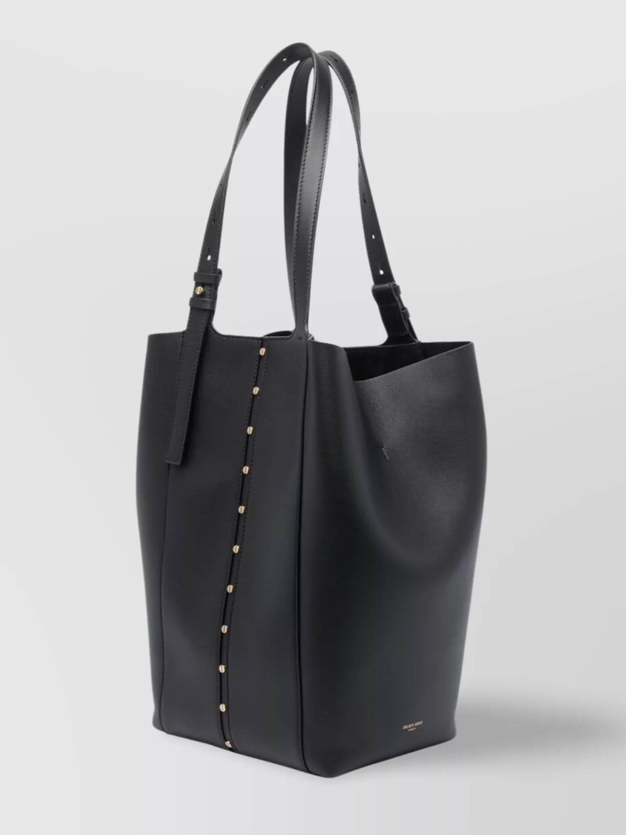 Golden Goose Leather Studs Shoulder Bag